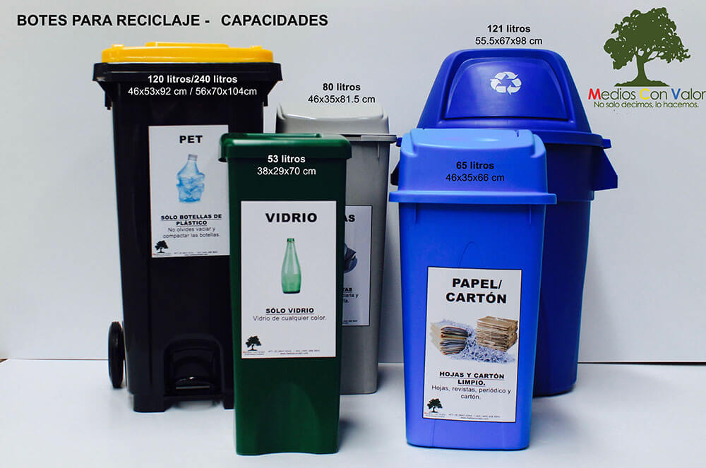 Botes para reciclaje